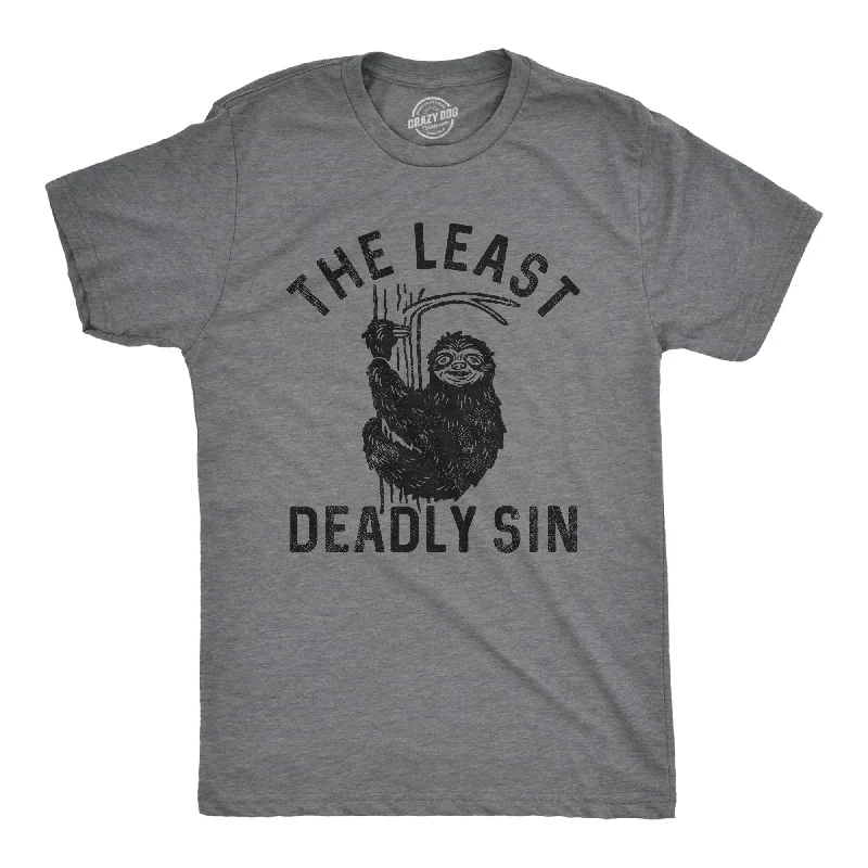 men's stylish everyday shirts-The Least Deadly Sin Men's T Shirt