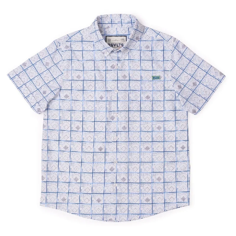 men's oversized button-up shirts-The Scorekeeper – Youth KUNUFLEX Short Sleeve Shirt