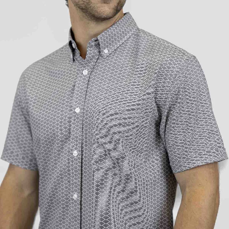 men's casual button-down shirts-The Seaside – KUNUFLEX Short Sleeve Shirt