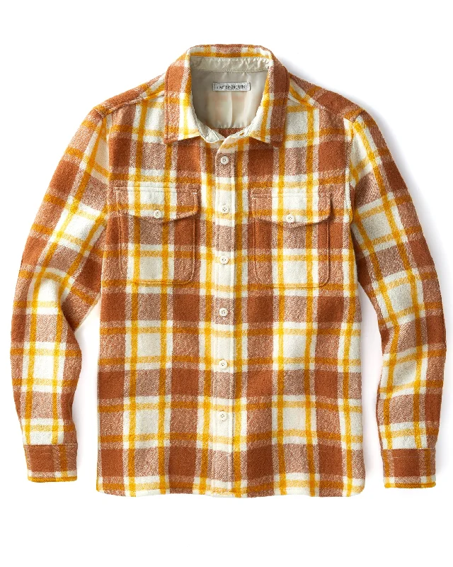 men's fitted casual shirts-The Wool Blanket Shirt