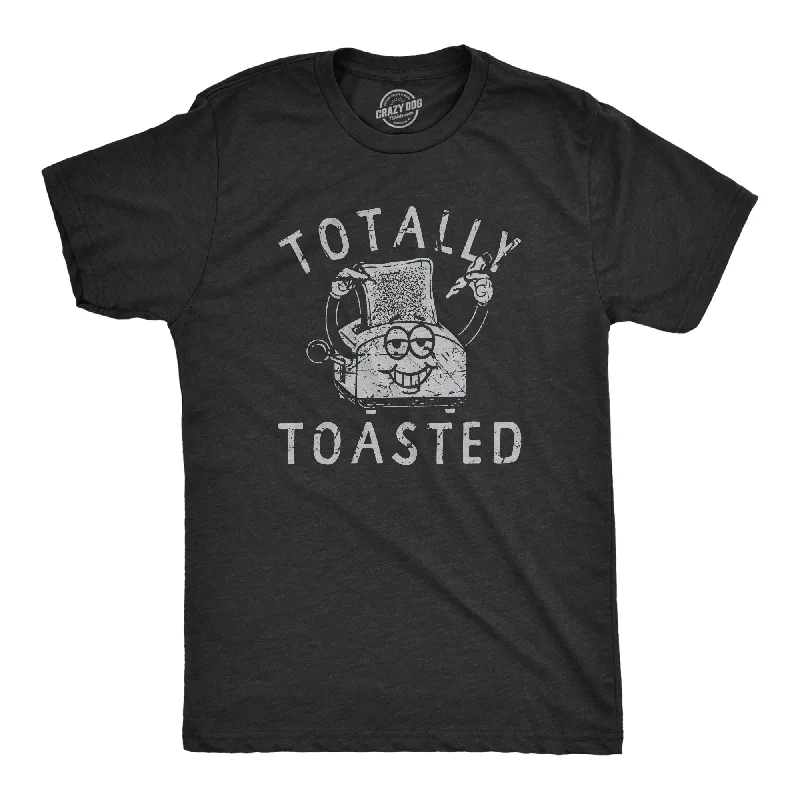 men's modern fit dress shirts-Totally Toasted Men's T Shirt