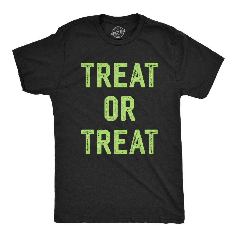 men's luxury cotton shirts-Treat Or Treat Men's T Shirt