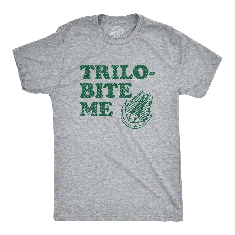 men's button-down shirts for all occasions-Trilo Bite Me Men's T Shirt