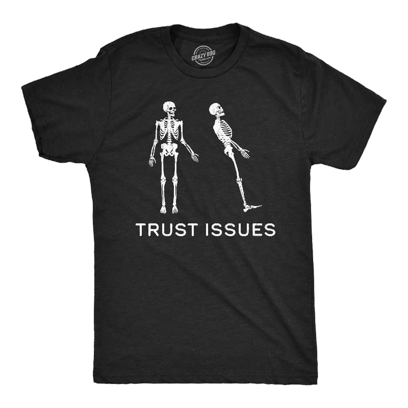 men's shirts for networking events-Trust Issues Men's T Shirt