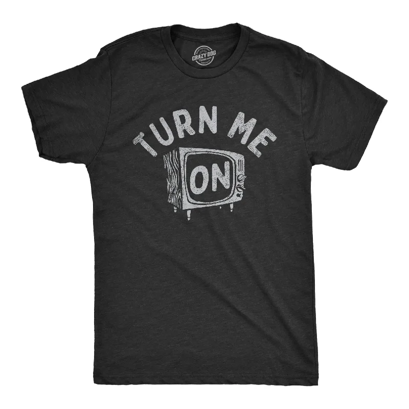 men's designer shirts-Turn Me On Men's T Shirt