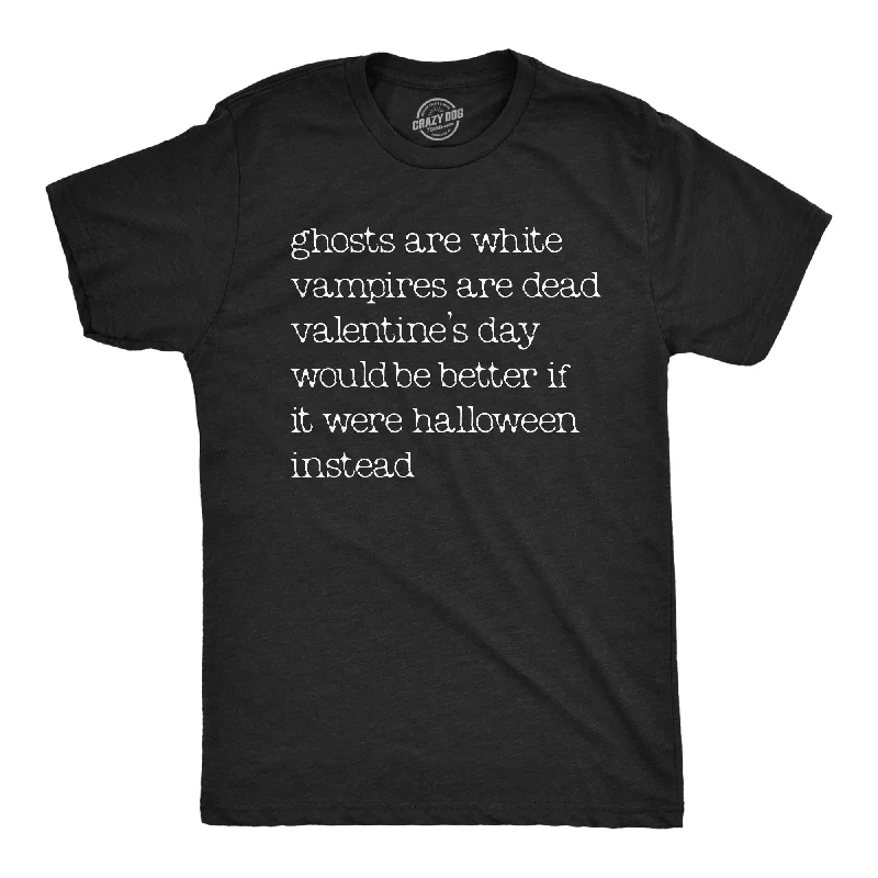 buy men's casual shirts-Valentines Day Halloween Poem Men's T Shirt