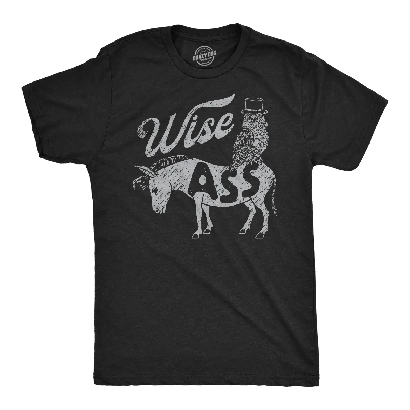 men's athletic shirts-Wise Ass Men's T Shirt