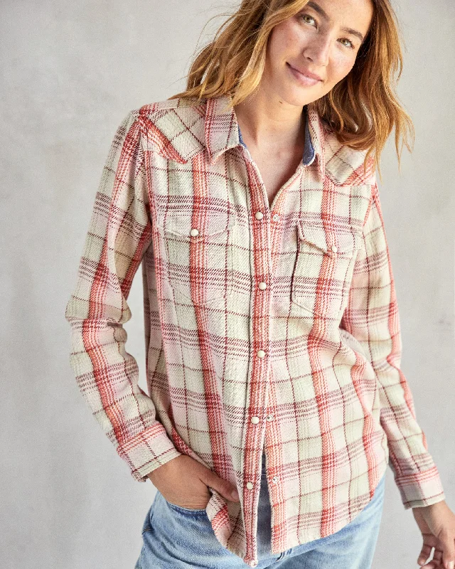 men's tall size shirts-Women's Westerly Blanket Shirt