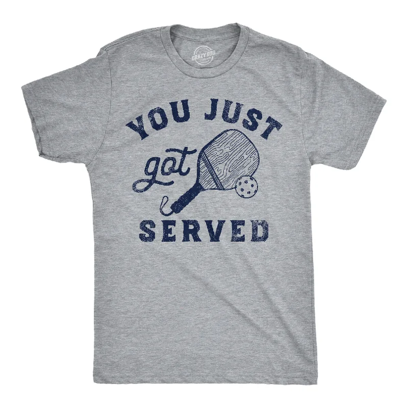 men's striped shirts-You Just Got Served Men's T Shirt